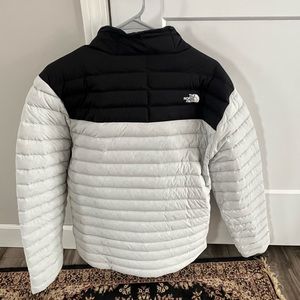 Mens North Face waterfowl feather down puffer jacket